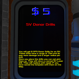 SV Donor Drills